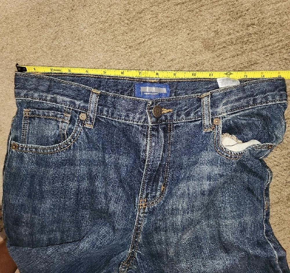 Old Navy Dark Blue Straight Leg Jeans